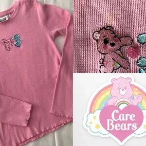Care Bears Pink and Blue Long Sleeve Tee